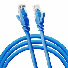 10 ft CAT6 Network Ethernet Patch Cable XBOX PS3 10 feet GIGABIT 500MHz Blue