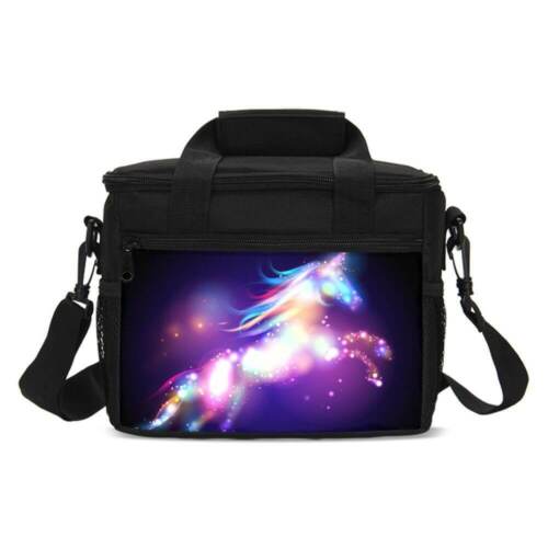 Mochila Escolar Grande Unicornio Mágico Niños Bolsa de Almuerzo Aislada Estuche para Plumas Lote Valor - Imagen 15 de 19