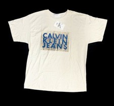 Vintage Calvin Klein JEANS Tshirt Size L/XL NWT Made In USA - NWT