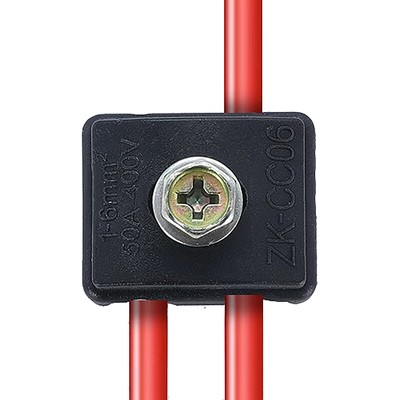 50A Insulated Puncture Wire Clip Break-proof T-shaped Terminal Splitter Wire