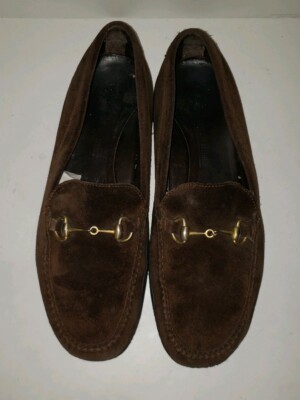 Peter Huber‎ Horsebit Buckle Chocolate Suede Loafers Men\'s size 11 PETER HUBER brown Suede Horsebit buckle Loafers 10.5 | eBay main image 2