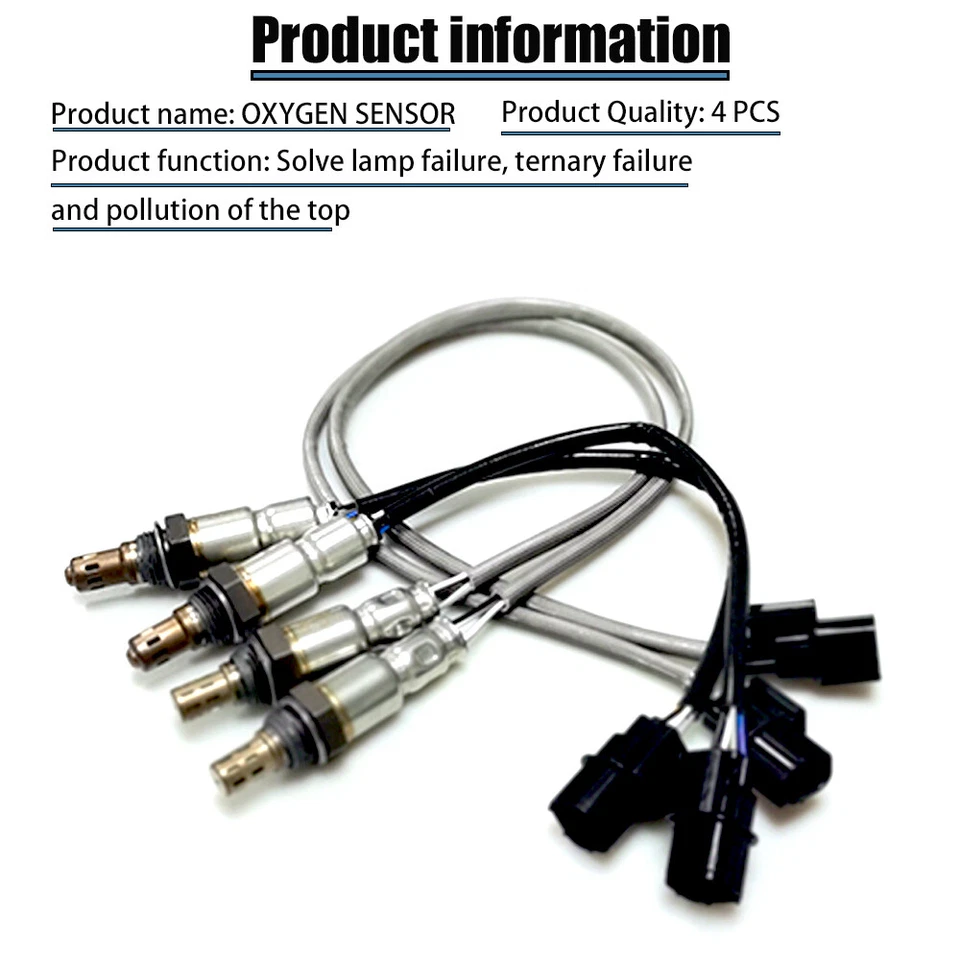 4 Oxygen Sensor For Honda Odyssey 2011-2013 Pilot 2009-2011 3.5L Up&Downstream  - Image 3 of 4