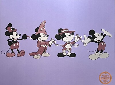 DISNEY Mickey Mouse Through the Years Limited Edition Sericel