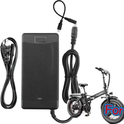  54.6V 3-Pin AC Adapter for Heybike Mars 48V Folding Fat Tire Electric Bike