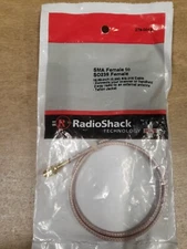 Scanner To 2 Way Radio Cable SMA (F) to S0239 (F) - Gold Plated RS  278-0012