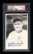 ZEKE BONURA SIGNED PHOTOGRAPH PSA/DNA AUTOGRAPHED CHICAGO WHITE SOX WWII VETERAN