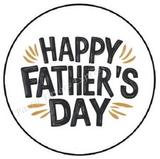 HAPPY FATHERS DAY ENVELOPE SEALS LABELS STICKERS PARTY FAVORS