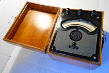 Antico Strumento VOLTMETRO “ALLOCCHIO BACCHINI & C. Milano” anni '30/''40