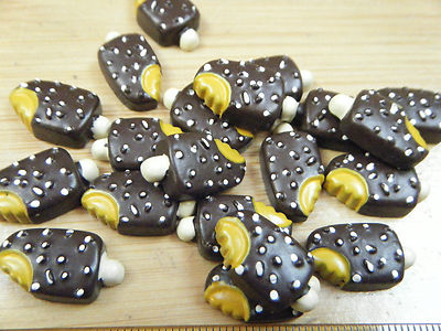 5 x MINIATUR SCHOKO GETAUCHT PUPPENHAUS EIS LOLLIES DONUTS EISCREME KOSTENLOSER UK-VERSAND