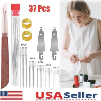Sewing Tool Set,Needles Thread Hand Repair Tool,Portable Sewing Kit DIY Sewing 