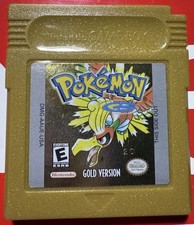 Pokemon Gold Version Game Boy Color Authentic Tested New Battery Cleaned