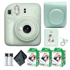 FUJIFILM INSTAX MINI 12 Instant Film Camera with Instant Film - Mint Green