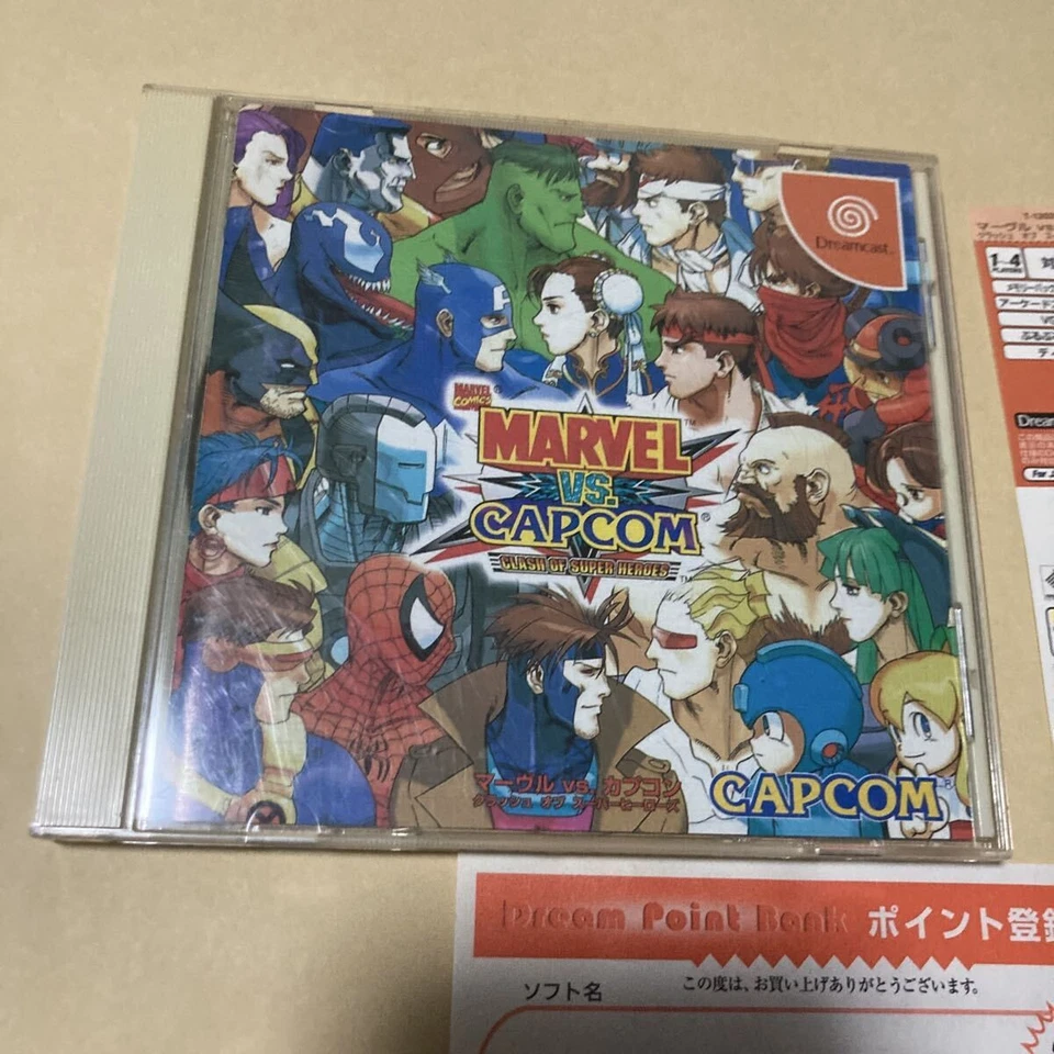 Dreamcast Marvel VS Clash Heroes MARVEL CRASH HEROES Japan AA - Image 2 of 4