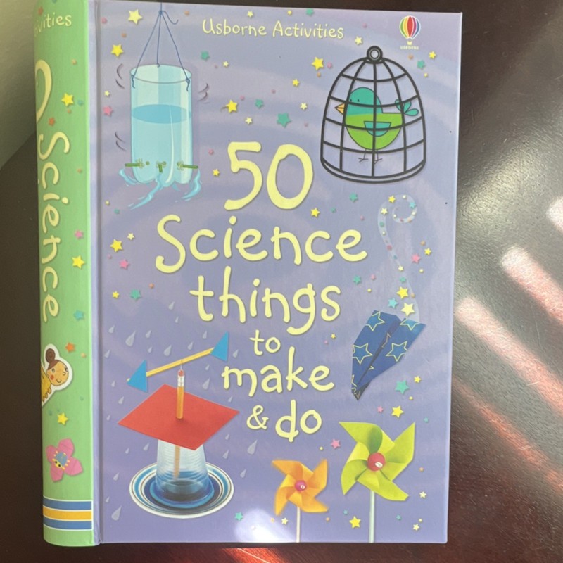 Usborne 50 Science Things to Make & Do Kids' Craft Book ISBN 9780794523794