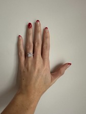 18ct White Gold 0.50cttw Diamond Engagement Ring size J