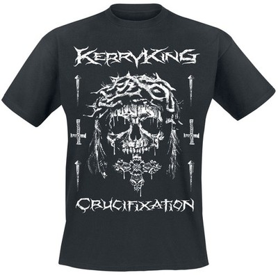 Kerry King T-Shirt Herren Crucifixion schwarz Band-Merch, Bands, Nachhaltigkeit