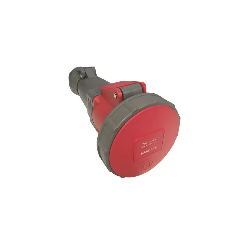 Prise mobile Legrand 053887 pour alimentation triphasée de chantier 63A