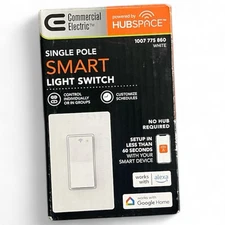 Commercial Electric 120V 3-Way Smart Switch. White (T)