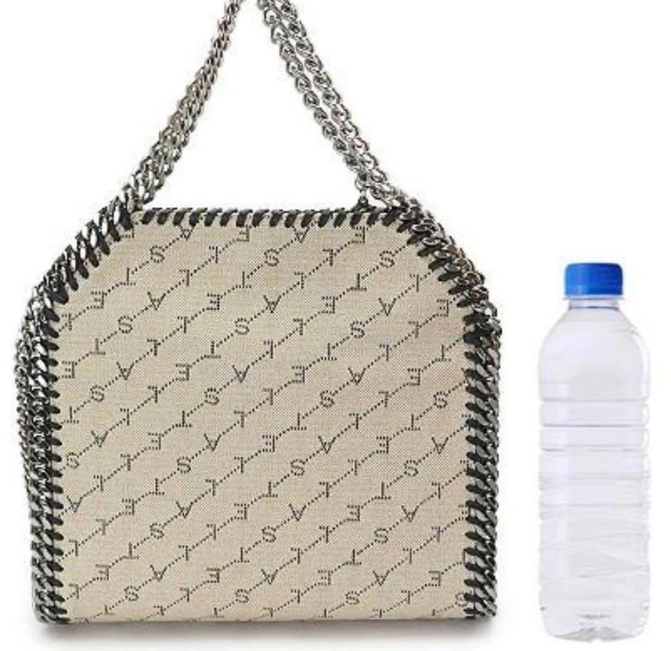 Stella McCartney Falabella цепочка наплечная сумка холст бежевый монограмма б/у - Изображение 3 из 4