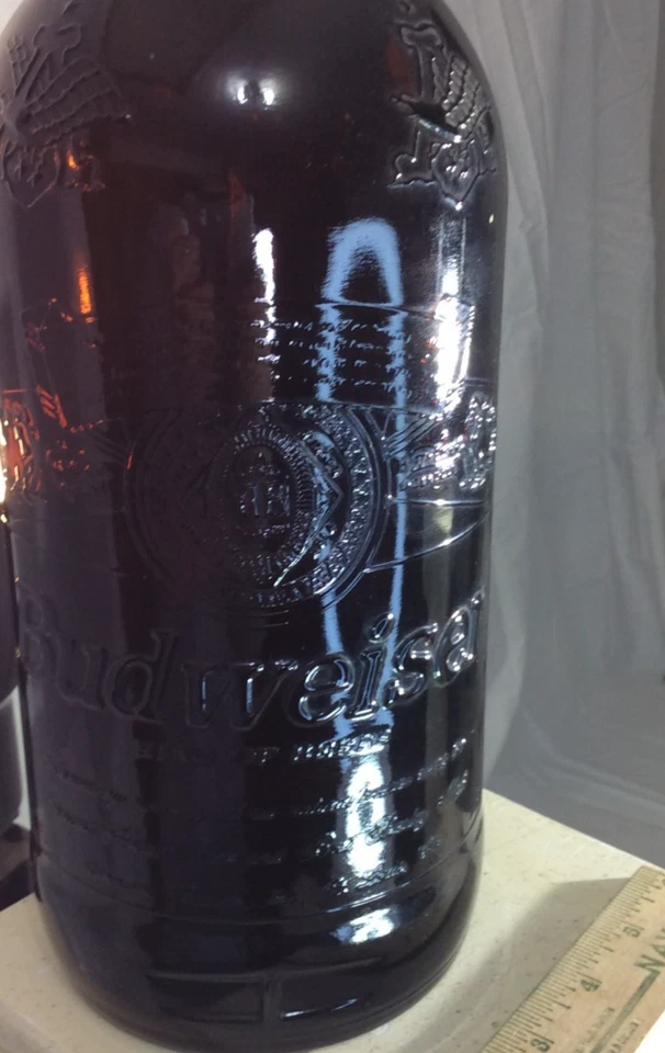 Budweiser Dale Earnhardt Jr 2000 Nascar Winston Cup novato botella de vidrio grande Foto 4 de 4