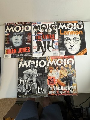 Mojo Magazine Lot Of 5 Issues Dylan Kinks Brian Jones VU Lennon UK