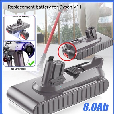 8000mAh V11 Button Click in Battery For Dyson V11 SV16 NEW Battery