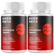 (2 Pack) Mars Men for Men Advanced Max Formula Vitamin Supplement 120 Capsules