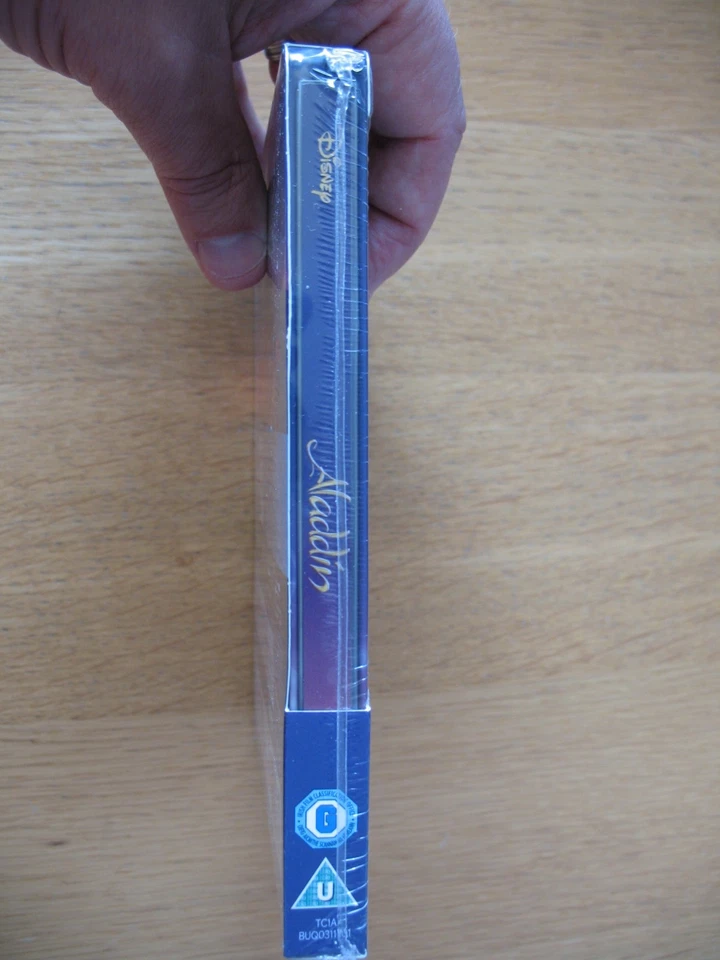 DISNEY ALADDIN 4K UHD AND BLU RAY STEELBOOK RARE ZAVVI UK EXCLUSIVE SEALED - Image 3 of 4
