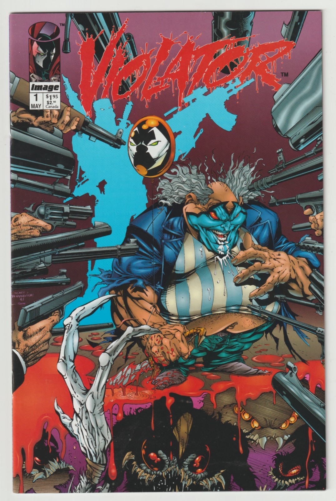 1994 Image Comics VIOLATOR #1 Comic Book TODD McFARLANE