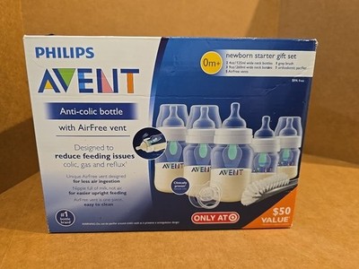 Philips Avent Anti-Colic bottle with Air Free Vent newborn starter gift set 5...