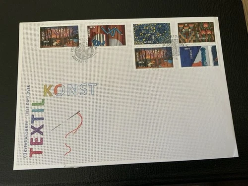 Sweden 2012 #2694,2695a-e Textile Art - FDC