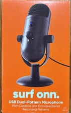 Onn. USB Dual-Pattern Microphone - New