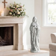29.5" Virgin Mary Statue, Our Lady of Lourdes Statue for Garden, Yard