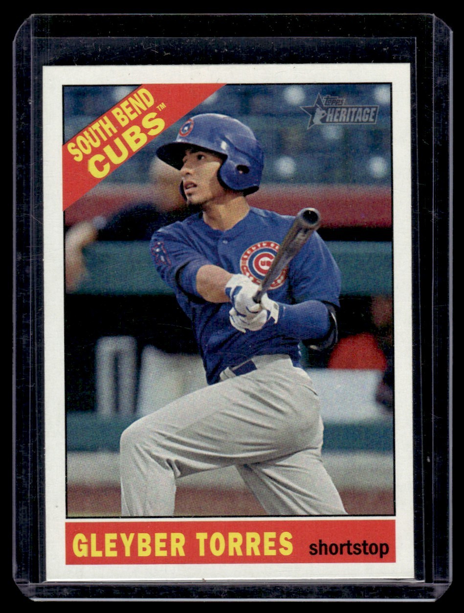 2015 Topps Heritage Minor League Gleyber Torres South Bend Cubs #112