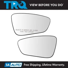 TRQ Mirror Glass Set Driver & Passenger Side Fits 2015-2017 Chrysler 200