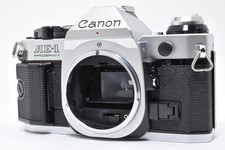 Near MINT Canon AE-1 Program 35mm SLR Film Camera Silver Body From JAPAN