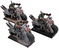 ORKS 3 Ork Warbiker Mob #1 Warhammer 40K 1702