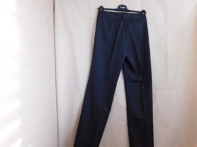 ''Giada''Damen Stoff Hosen gr.40.Dunkelgrau-grau meliert und schwarz gestreift
