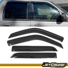 Fits 01-03 Ford F150 Crew Cab & Lincoln Blackwood Window Visors Rain Sun Guard