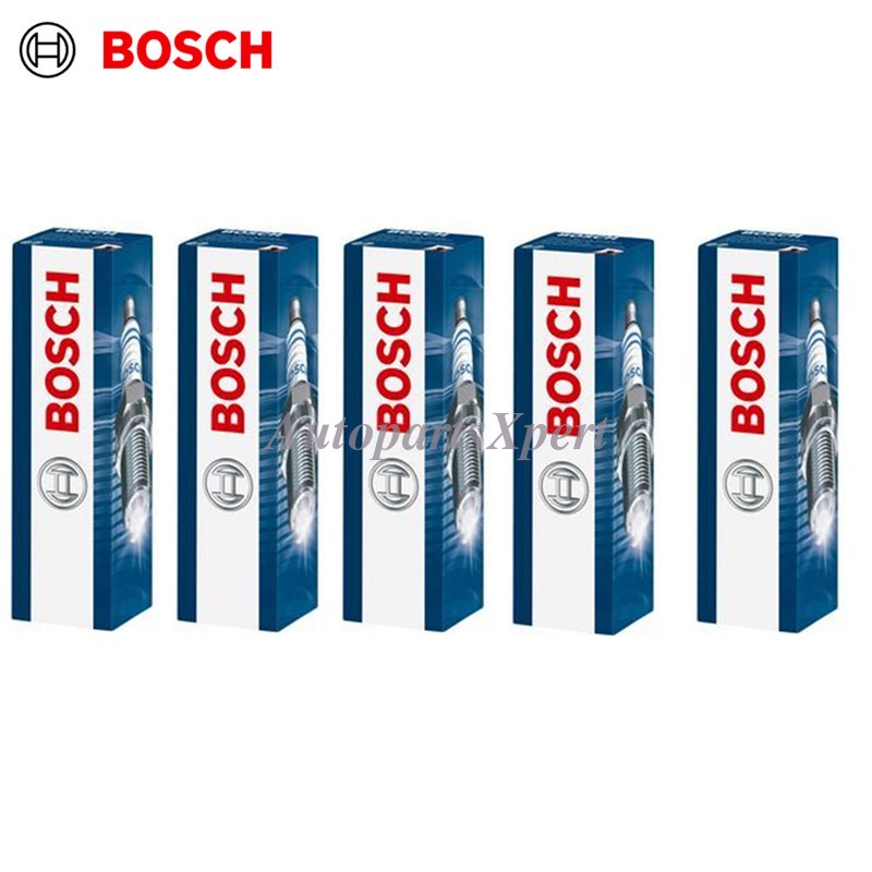 5pcs 101905601F BOSCH Spark Plug OEM For Volkswagen Jetta 2008-2010 GOLF 2009-13