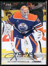 2025-26 Upper Deck #203 Olivier Rodrigue Edmonton Oilers Rookie Hockey Card. rookie card picture