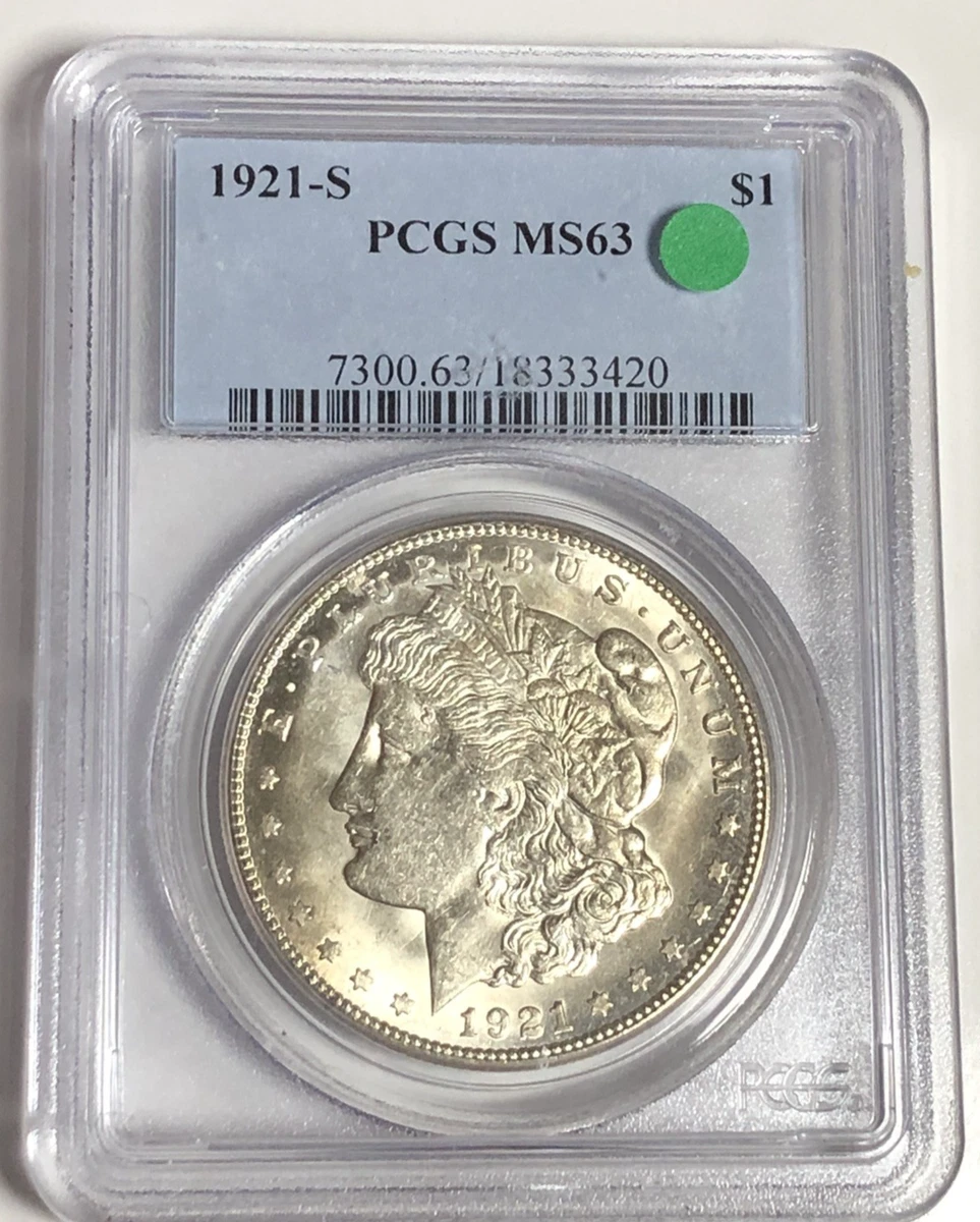 MS 63 Graded 1921 Year Morgan US Dollars (1878-1921) for sale | eBay