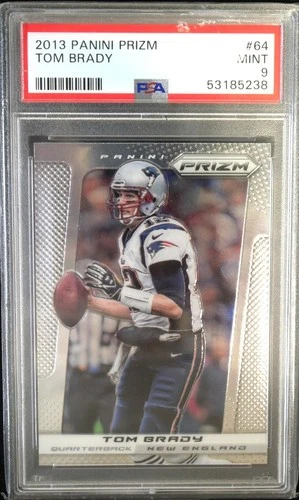 2013 Panini PRIZM TOM BRADY #64 PSA 9