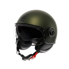 MOMO DESIGN CASCO MOTO JET FIGHTER EVO 002 MATT GREEN/BLACK 22-06