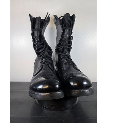 Men\'s Black Leather Corcoran Lace Up Combat Boot 12D Corcoran Combat Boots Mens 10.5 EE Black Good Leather Canvas  main image 4