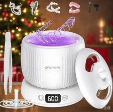 Ultrasonic Retainer Cleaner Invisalign UV-Dental Pod Denture Aligner Mouth Guard