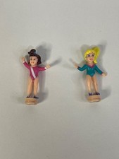 2x Polly Pocket Vintage Figuren Magnetisch Turnerin Vintage