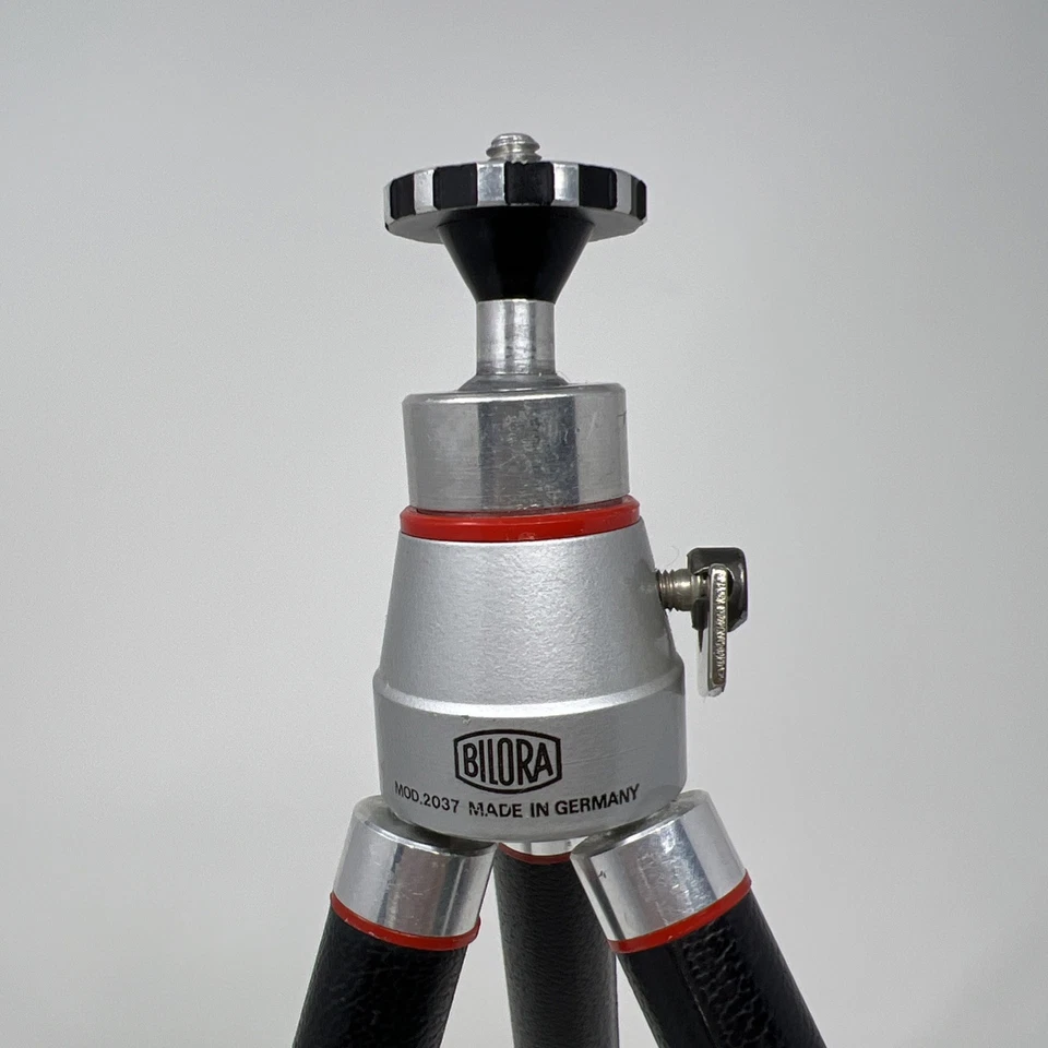 Tripé telescópico compacto BILORA Biloret junta esférica modelo 2037 fabricado na Alemanha - Imagem 3 de 4