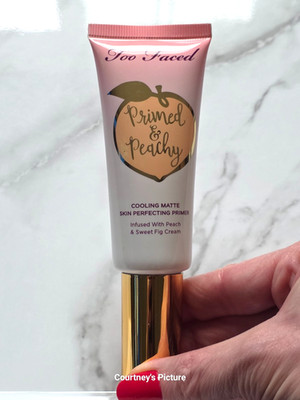 Too Faced PRIMED & PEACHY Cooling Matte Perfecting Primer (1.35 oz./FULL SIZE)