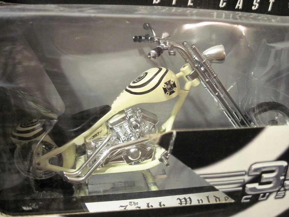 Zakk Wylde Chopper Series Metal Chopper Die Cast 357 Customs RARE ! #3 of 9 NIB! - Image 2 of 4